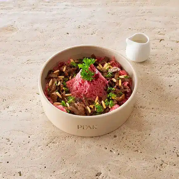 Beetroot Shawarma Rice