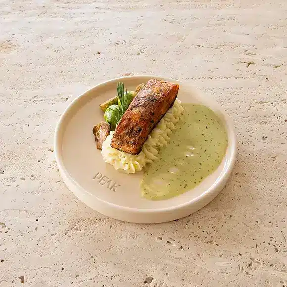 Grilled Creamy Salmon Pesto