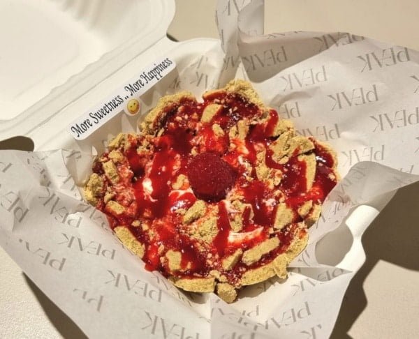 Upside Down Cheesecake Raspberry